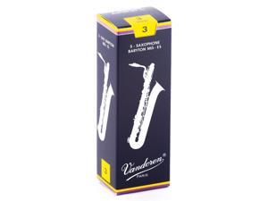 Vandoren Traditional Baritone Saxophone 5-Pack of 3.0 Reeds Vandoren Traditional Baritone Saxophone 5-Pack of 3.0 Reeds