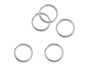 Sterling Silver Split Rings 5mm (10) Sterling Silver Split Rings 5mm (10)