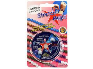 Stretch Magic Clear Stretchy Beading Cord 1mm - 5 Meters (1 Spool) Stretch Magic Clear Stretchy Beading Cord 1mm - 5 Meters (1 Spool)