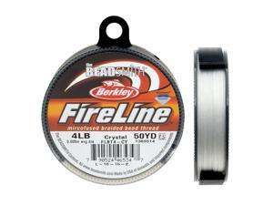 Crystal Fireline Braided Beading Thread .005 In. 50 Yd Crystal Fireline Braided Beading Thread .005 In. 50 Yd