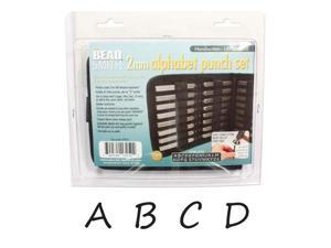 27 Piece Uppercase Handwritten Alphabet Letters A-Z Punch Set For Metal 2mm 27 Piece Uppercase Handwritten Alphabet Letters A-Z Punch Set For Metal 2mm