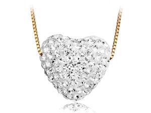 Swarovski Crystal "Heart" Pave Crystal Pendant Necklace
W/ 18Kt Gold Plated Chain Swarovski Crystal "Heart" Pave Crystal Pendant Necklace
W/ 18Kt Gold Plated Chain