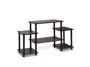 Furinno 11257DBR/BK Turn-N-Tube No Tools Entertainment Center,Dark Brown/Black Furinno 11257DBR/BK Turn-N-Tube No Tools Entertainment Center,Dark Brown/Black
