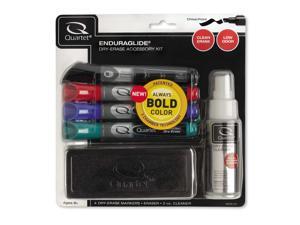 Dry Erase Marker Set, Chisel Tip, Assorted Colors, PK4 QUARTET 5001M-4SKA Dry Erase Marker Set, Chisel Tip, Assorted Colors, PK4 QUARTET 5001M-4SKA