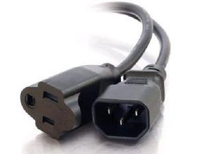 C2G 03148 18 AWG Monitor Power Adapter Cord - IEC320C14 to NEMA 5-15R, TAA Compliant, Black (6 Feet, 1.82 Meters) C2G 03148 18 AWG Monitor Power Adapter Cord - IEC320C14 to NEMA 5-15R, TAA Compliant, Black (6 Feet, 1.82 Meters)