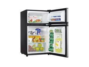 Danby 3.1 Cu.Ft. Stainless Two Door Compact Refrigerator Danby 3.1 Cu.Ft. Stainless Two Door Compact Refrigerator