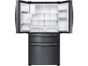 Samsung 33"-Wide 25 cu ft Capacity 4-Door French Door Refrigerator Black Stainless Steel Samsung 33"-Wide 25 cu ft Capacity 4-Door French Door Refrigerator Black Stainless Steel