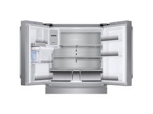 Samsung - 22.7 Cu. Ft. 4-Door Flex French Door Counter-Depth Refrigerator - Stainless Steel Samsung - 22.7 Cu. Ft. 4-Door Flex French Door Counter-Depth Refrigerator - Stainless Steel