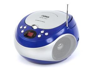 Naxa Portable CD Player with AM/FM Blue - NPB251BL Naxa Portable CD Player with AM/FM Blue - NPB251BL