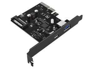 USB3.1(GEN 2) PCI-E Expansion Card Adapter ORICO USB3.1 Type-C and Type-A 2-Port PCI Express Card PCI-E Card SATA Power Connector - 10Gbps ASM1142 Chpset for Desktop PC USB3.1(GEN 2) PCI-E Expansion Card Adapter ORICO USB3.1 Type-C and Type-A 2-Port PCI Express Card PCI-E Card SATA Power Connector - 10Gbps ASM1142 Chpset for Desktop PC