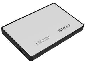 ORICO Slim Portable 2.5-Inch USB 3.0 External Hard Drive Enclosure with LED Indicator for 9.5mm 2.5-Inch SATA HDD with Cable Attachment ORICO Slim Portable 2.5-Inch USB 3.0 External Hard Drive Enclosure with LED Indicator for 9.5mm 2.5-Inch SATA HDD with Cable Attachment