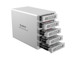 ORICO 3559SUSJ3-SV 5 BAY USB 3.0 & E-SATA 3.5" SATA HARD DRIVE HDD ALUMINUM ENCLOSURE, UP TO 4TB (WITHOUT RAID) ORICO 3559SUSJ3-SV 5 BAY USB 3.0 & E-SATA 3.5" SATA HARD DRIVE HDD ALUMINUM ENCLOSURE, UP TO 4TB (WITHOUT RAID)