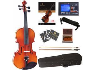 Cecilio Left Handed 3/4 CVN-320L Ebony Fitted Violin Package with Accessories, Case and Lesson Book + DVD Cecilio Left Handed 3/4 CVN-320L Ebony Fitted Violin Package with Accessories, Case and Lesson Book + DVD