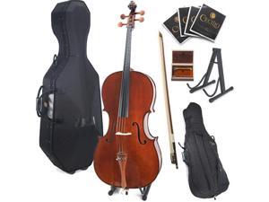Cecilio 4/4 CCO-300 Rosewood Fitted Solid Wood Cello with Hard and Soft Case, Bow, Rosin, Bridge, and Strings (Full Size) Cecilio 4/4 CCO-300 Rosewood Fitted Solid Wood Cello with Hard and Soft Case, Bow, Rosin, Bridge, and Strings (Full Size)