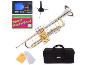 MTT-30CN Nickel Plated Intermediate B Flat Trumpet w/ Monel Valves + Mouthpiece, Tuner, Case, Stand, Pocketbook & Accessories MTT-30CN Nickel Plated Intermediate B Flat Trumpet w/ Monel Valves + Mouthpiece, Tuner, Case, Stand, Pocketbook & Accessories