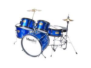 MJDS-5-BL Complete 16-Inch 5-Piece Blue Junior Drum Set with Cymbals, Drumsticks and Adjustable Throne MJDS-5-BL Complete 16-Inch 5-Piece Blue Junior Drum Set with Cymbals, Drumsticks and Adjustable Throne