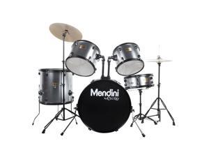 MDS80-SR Complete Full Size Senior 5-Piece 6-Ply Birch Wood Silver Drum Set with Cymbals, Drumsticks and Throne MDS80-SR Complete Full Size Senior 5-Piece 6-Ply Birch Wood Silver Drum Set with Cymbals, Drumsticks and Throne