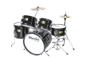 Cecilio MJDS-5-BK Complete 16-Inch 5-Piece Black Junior Drum Set with Cymbals, Drumsticks and Adjustable Throne Cecilio MJDS-5-BK Complete 16-Inch 5-Piece Black Junior Drum Set with Cymbals, Drumsticks and Adjustable Throne