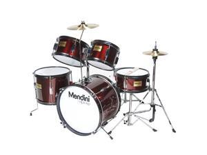 MJDS-5-WR Complete 16-Inch 5-Piece Wine Red Junior Drum Set with Cymbals, Drumsticks and Adjustable Throne MJDS-5-WR Complete 16-Inch 5-Piece Wine Red Junior Drum Set with Cymbals, Drumsticks and Adjustable Throne