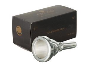 Cecilio Standard Tuba Mouthpiece, Silver Plated, Size 22 Cecilio Standard Tuba Mouthpiece, Silver Plated, Size 22