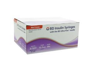 BD Ultra-Fine Insulin Syringes 30G 3/10cc 1/2 in - 90 ea BD Ultra-Fine Insulin Syringes 30G 3/10cc 1/2 in - 90 ea