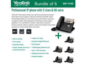 Yealink SIP-T23G 6-UNITS 3-Line HD Professional IP Phone VoIP LCD PoE Gigabit Yealink SIP-T23G 6-UNITS 3-Line HD Professional IP Phone VoIP LCD PoE Gigabit