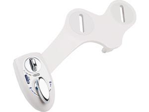 BIDET4ME MB-1200 - Self Cleaning Single Nozzle - Fresh Water Non-Electric Mechanical Bidet Toilet Attachment - white BIDET4ME MB-1200 - Self Cleaning Single Nozzle - Fresh Water Non-Electric Mechanical Bidet Toilet Attachment - white
