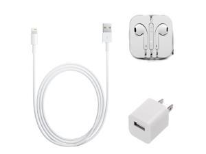 8 Pin Data Sync Charging Cable + USB Wall Adapter + Earphone Headset for iPhone 5 5S 5C 8 Pin Data Sync Charging Cable + USB Wall Adapter + Earphone Headset for iPhone 5 5S 5C