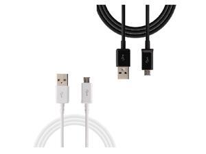 2 x 3FT Micro USB Charger Charging Sync Data Cable For Samsung Galaxy, HTC & LG 2 x 3FT Micro USB Charger Charging Sync Data Cable For Samsung Galaxy, HTC & LG