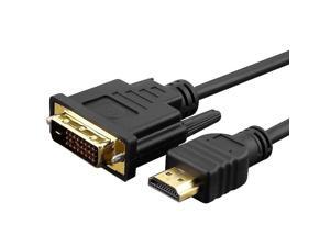 10ft Gold Plated 24+1 DVI-D Male to Male HDMI Cable 28 AWG OD:7.2mm 1080P 10ft Gold Plated 24+1 DVI-D Male to Male HDMI Cable 28 AWG OD:7.2mm 1080P