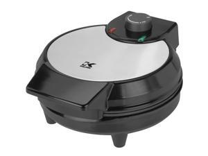 Kalorik Home Kitchen Traditional Black and Stainless Steel Belgian Waffle Maker Kalorik Home Kitchen Traditional Black and Stainless Steel Belgian Waffle Maker