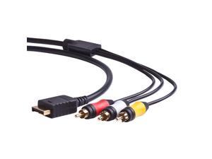 PS3 AV Cable 6ft 1.8M Audio Video Composite Cord To RCA TV Replacemnet with Standard Input Output Connector For Sony Playstation 3 PS2 PS1 Console System PS3 AV Cable 6ft 1.8M Audio Video Composite Cord To RCA TV Replacemnet with Standard Input Output Connector For Sony Playstation 3 PS2 PS1 Console System