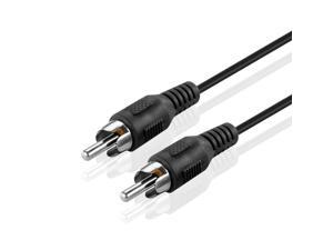 Subwoofer S/PDIF Audio Digital Coaxial RCA Composite Video Cable (25 Feet) - Gold Plated Dual Shielded RCA to RCA Male Connectors Black for Home Theater, HDTV, Digital Video Recorder Subwoofer S/PDIF Audio Digital Coaxial RCA Composite Video Cable (25 Feet) - Gold Plated Dual Shielded RCA to RCA Male Connectors Black for Home Theater, HDTV, Digital Video Recorder