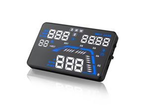 Car Head Up Display 5.5" Universal GPS HUD Vehicle-Mounted Projector Driving Information-Speed Data, Over Speed Warning Speedometers, Compatible with All Cars, Trunks, Van, Bus Plug and Play Car Head Up Display 5.5" Universal GPS HUD Vehicle-Mounted Projector Driving Information-Speed Data, Over Speed Warning Speedometers, Compatible with All Cars, Trunks, Van, Bus Plug and Play