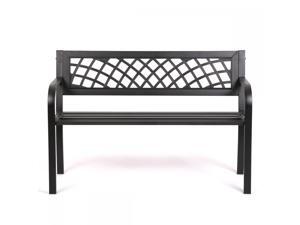 Patio Park Garden Bench Porch Path Chair Outdoor Deck Steel Frame New 545 Patio Park Garden Bench Porch Path Chair Outdoor Deck Steel Frame New 545