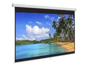 Best Choice Products 119in HD Indoor Pull Down Manual Widescreen Projector Screen for Home Theater, Office - White Best Choice Products 119in HD Indoor Pull Down Manual Widescreen Projector Screen for Home Theater, Office - White