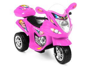 Best Choice Products 6V Kids Battery Powered 3-Wheel Motorcycle Ride On Toy w/ LED Lights, Music, Horn, Storage - Pink Best Choice Products 6V Kids Battery Powered 3-Wheel Motorcycle Ride On Toy w/ LED Lights, Music, Horn, Storage - Pink