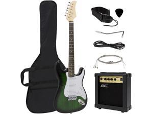 Best Choice Products 41in Full Size Beginner Electric Guitar Bundle Kit w/ Case, Strap, 10W Amp, Tremolo Bar Best Choice Products 41in Full Size Beginner Electric Guitar Bundle Kit w/ Case, Strap, 10W Amp, Tremolo Bar
