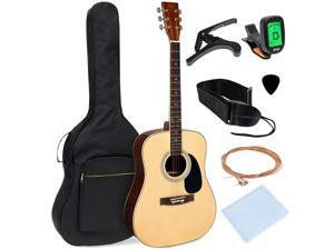 Best Choice Products 41in Full Size All-Wood Acoustic Guitar Starter Kit w/ Foam Padded Gig Bag, E-Tuner, Pick, Strap Best Choice Products 41in Full Size All-Wood Acoustic Guitar Starter Kit w/ Foam Padded Gig Bag, E-Tuner, Pick, Strap