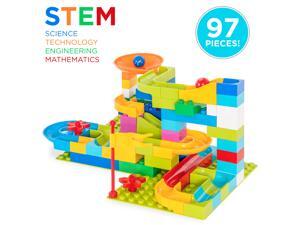 Best Choice Products 97-Piece Kids Create Your Own Marble Maze Run Racetrack Puzzle Construction Game Set w/ 4 Balls Best Choice Products 97-Piece Kids Create Your Own Marble Maze Run Racetrack Puzzle Construction Game Set w/ 4 Balls