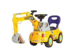 Best Choice Products Kids Excavator Construction Digger Ride-On Truck w/ Gardener Set, Music, Lights, Storage - Yellow Best Choice Products Kids Excavator Construction Digger Ride-On Truck w/ Gardener Set, Music, Lights, Storage - Yellow