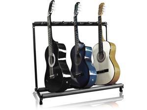 Best Choice Products 7-Guitar Folding Storage Stand Rack for Acoustic, Bass, Electric Guitars w/ Padded-Foam Rails Best Choice Products 7-Guitar Folding Storage Stand Rack for Acoustic, Bass, Electric Guitars w/ Padded-Foam Rails