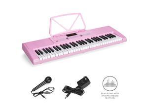 Best Choice Products 61-Key Portable Simulation Keyboard Piano Musical Instrument w/ Speakers, Record & Playback - Pink Best Choice Products 61-Key Portable Simulation Keyboard Piano Musical Instrument w/ Speakers, Record & Playback - Pink