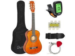 Best Choice Products 30in Kids Classical Acoustic Guitar Beginners Set w/ Carry Bag, Picks, E-Tuner, Strap - Brown Best Choice Products 30in Kids Classical Acoustic Guitar Beginners Set w/ Carry Bag, Picks, E-Tuner, Strap - Brown