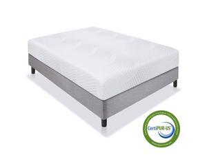 Best Choice Products 10in Full Size Dual Layered Memory Foam Mattress w/ CertiPUR-US Certified Foam Best Choice Products 10in Full Size Dual Layered Memory Foam Mattress w/ CertiPUR-US Certified Foam