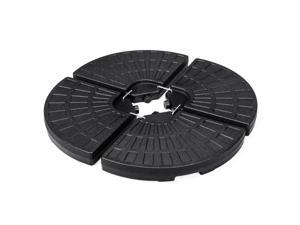 Best Choice Products 4-Piece Cantilever Offset Patio Umbrella Circular Base Stand, Fills Up to 160lbs w/ Carry Handles Best Choice Products 4-Piece Cantilever Offset Patio Umbrella Circular Base Stand, Fills Up to 160lbs w/ Carry Handles