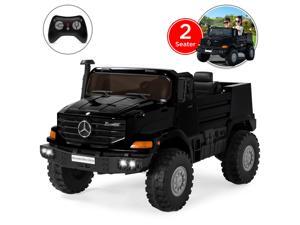 Best Choice Products Kids 24V 2-Seater Mercedes-Benz Ride-On SUV Truck w/ Remote Control, 3.7 MPH Max, Lights - Black Best Choice Products Kids 24V 2-Seater Mercedes-Benz Ride-On SUV Truck w/ Remote Control, 3.7 MPH Max, Lights - Black
