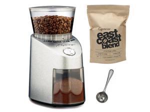 Capresso 565.05 Infinity Stainless Steel Conical Burr Grinder With Deluxe Bundle Capresso 565.05 Infinity Stainless Steel Conical Burr Grinder With Deluxe Bundle