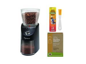 Capresso 570.01 Infinity Plus Commercial Grade Conical Burr Grinder Black Bundle Capresso 570.01 Infinity Plus Commercial Grade Conical Burr Grinder Black Bundle