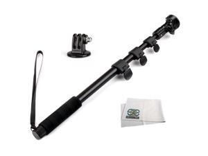 SSE 48" High Grade Heavy Duty Extendable Handheld Monopod Selfie Stick Pole And Tripod Mount Adapter for GoPro Hero, Hero2, Hero3, Hero3+ & Hero4 SSE 48" High Grade Heavy Duty Extendable Handheld Monopod Selfie Stick Pole And Tripod Mount Adapter for GoPro Hero, Hero2, Hero3, Hero3+ & Hero4